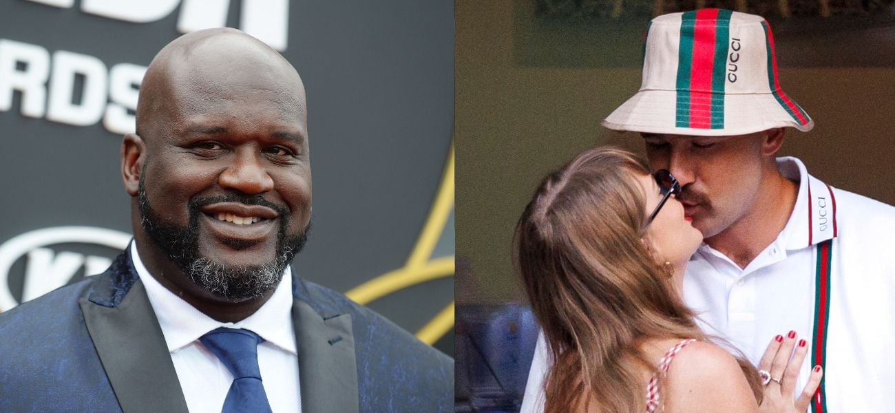 Shaq Had A Four-Word Message After Taylor Swift And Travis Kelce Left Him Off The Guest List