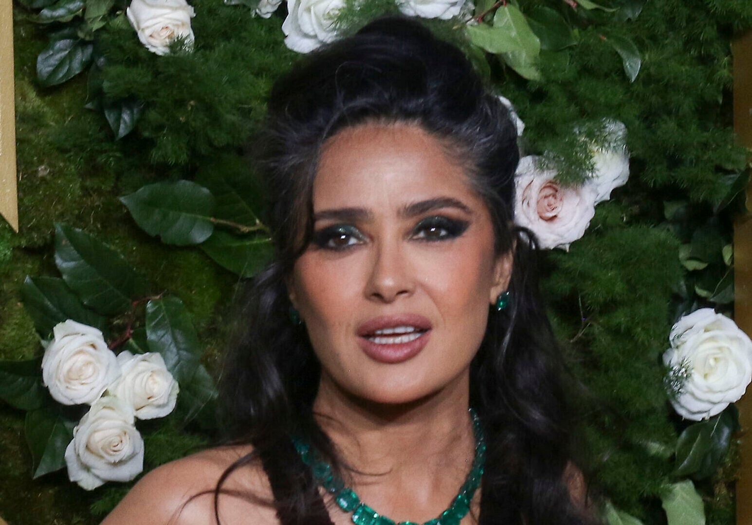 Salma Hayek In Tight Black Bikini Looks ‘So Stacked It’s Unreal’