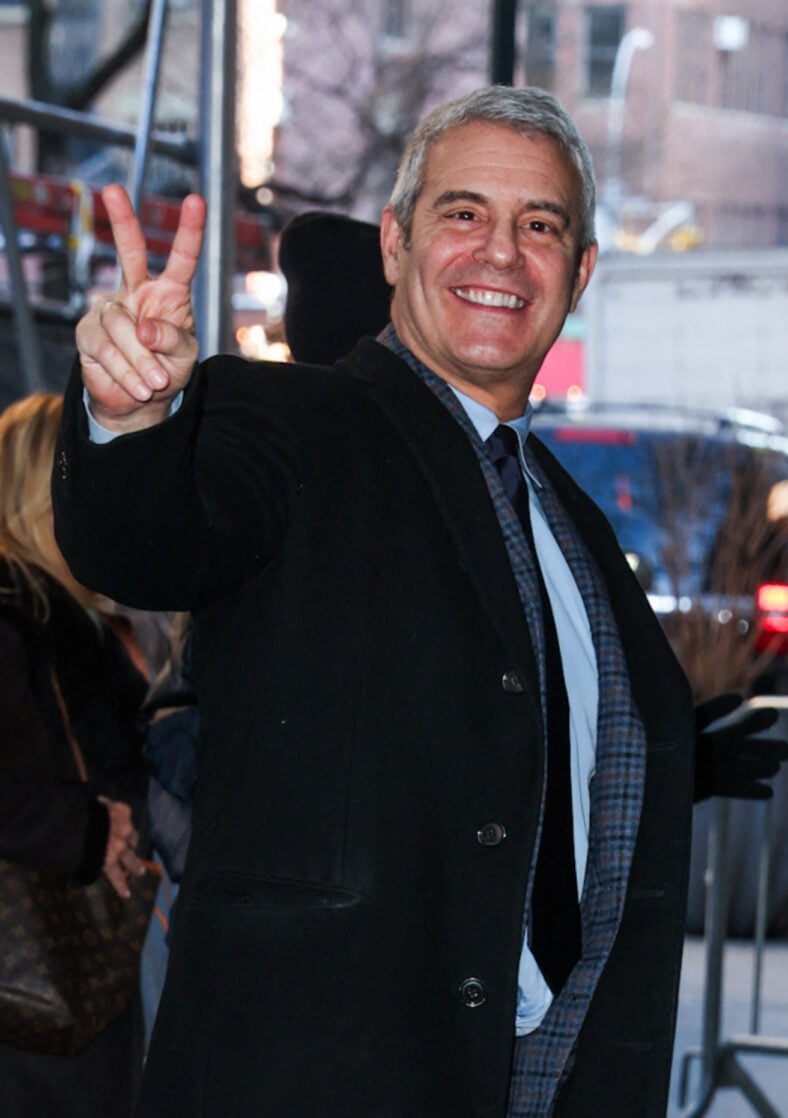 Andy Cohen seen attending the 92nd St Y this afternoon to moderate a talk about All My Children at 55 Years ago