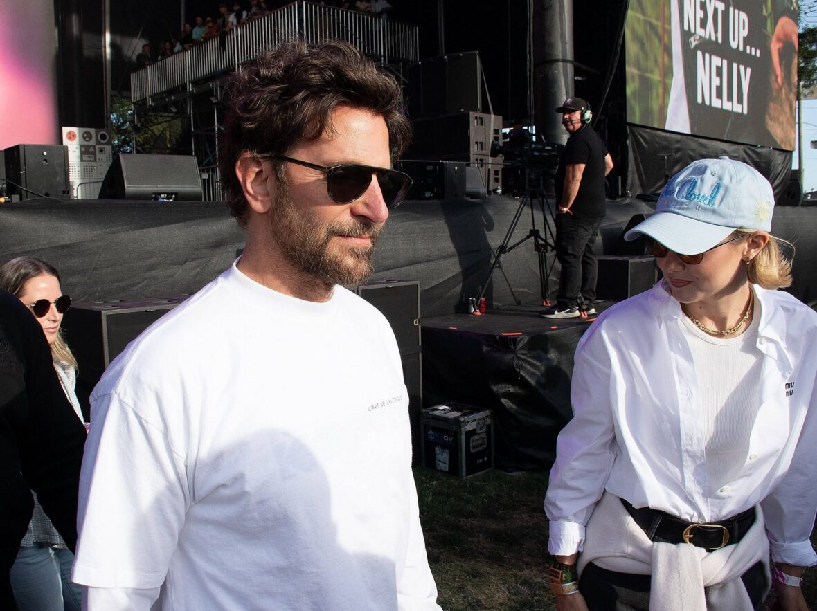 Bradley Cooper and Gigi Hadid attend the 2024 BottleRock Napa Valley