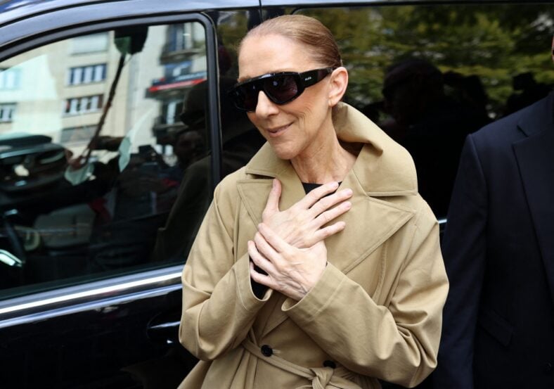 Celine Dion has arrived in Paris and is staying at the Royal Monceau.