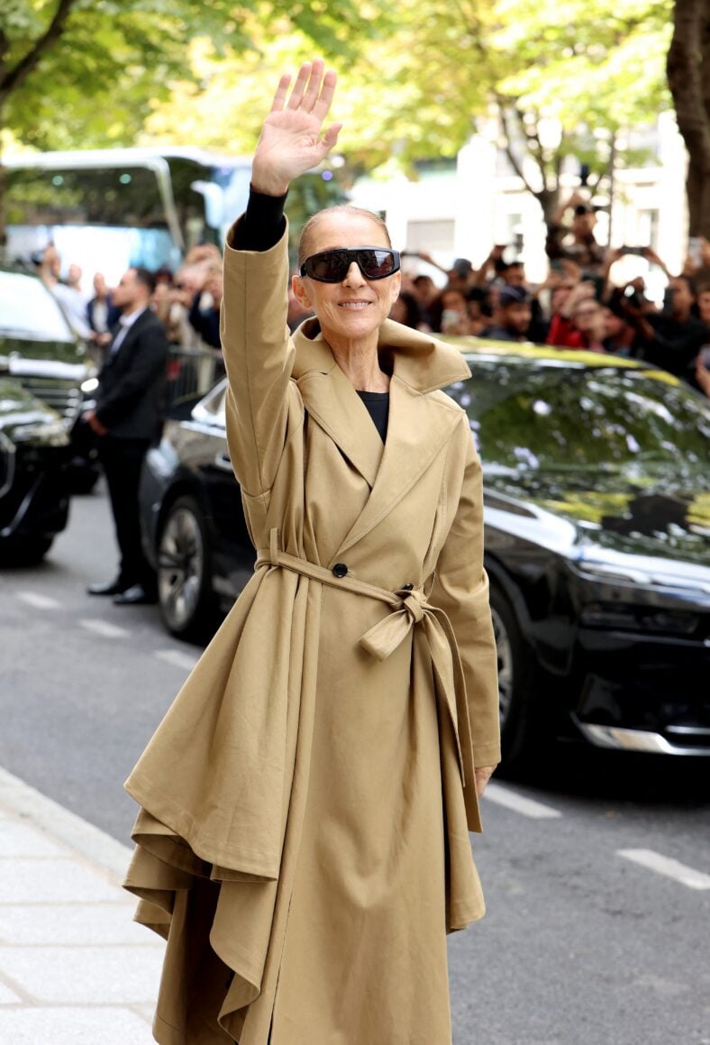 Celine Dion has arrived in Paris and is staying at the Royal Monceau.