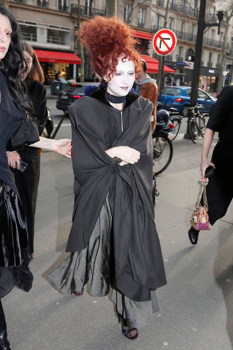 Chappell Roan arriving at her hotel during Paris Fashion Week