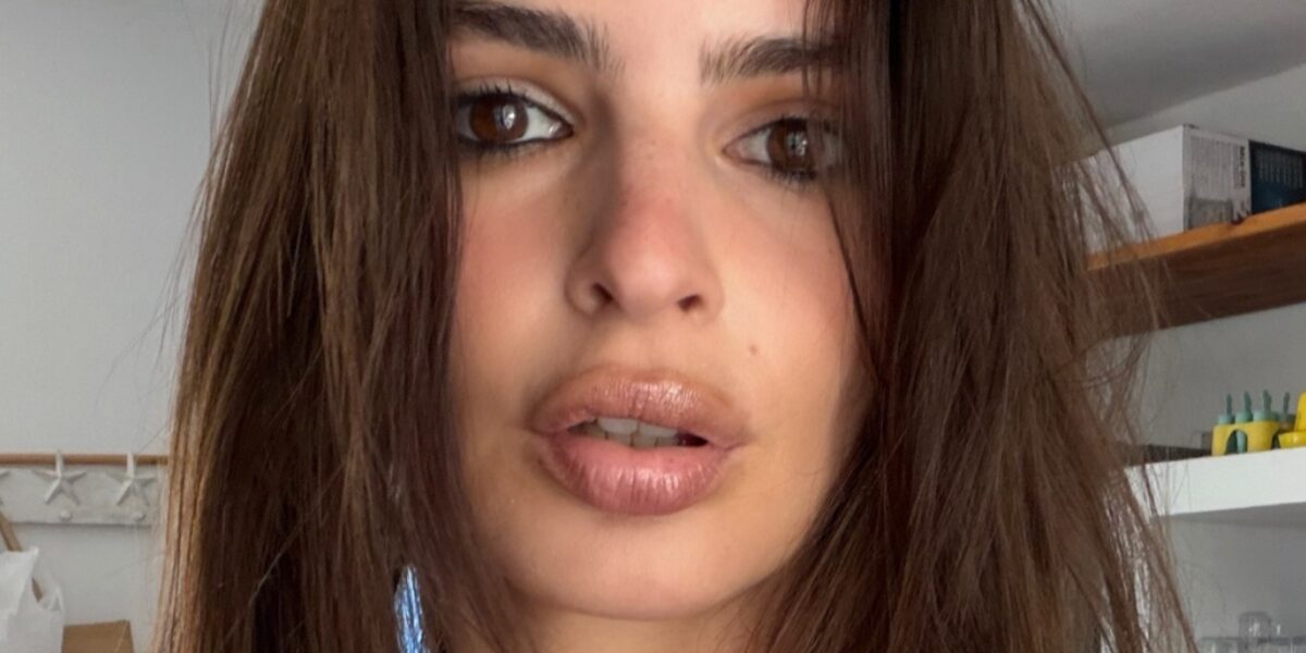 Emily Ratajkowski Spreading Legs In Bikini Told Photos Not Necessary To ‘Share’ 2 Emily Ratajkowski polka 1300