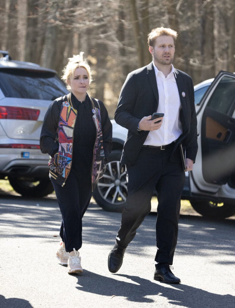 Hayden Panettiere is emotional after her younger brother Jansen's celebration of life event in their hometown of Palisades, New York.
