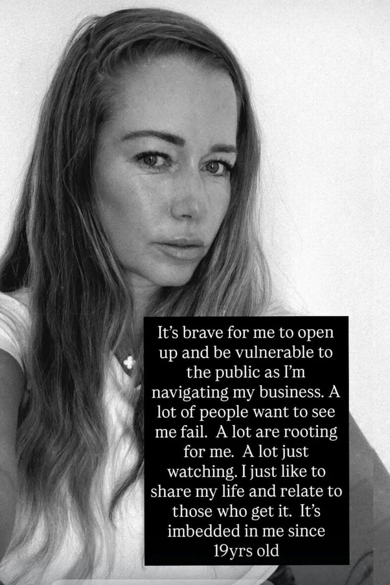 Kendra Wilkinson talks vulnerability on IG Story