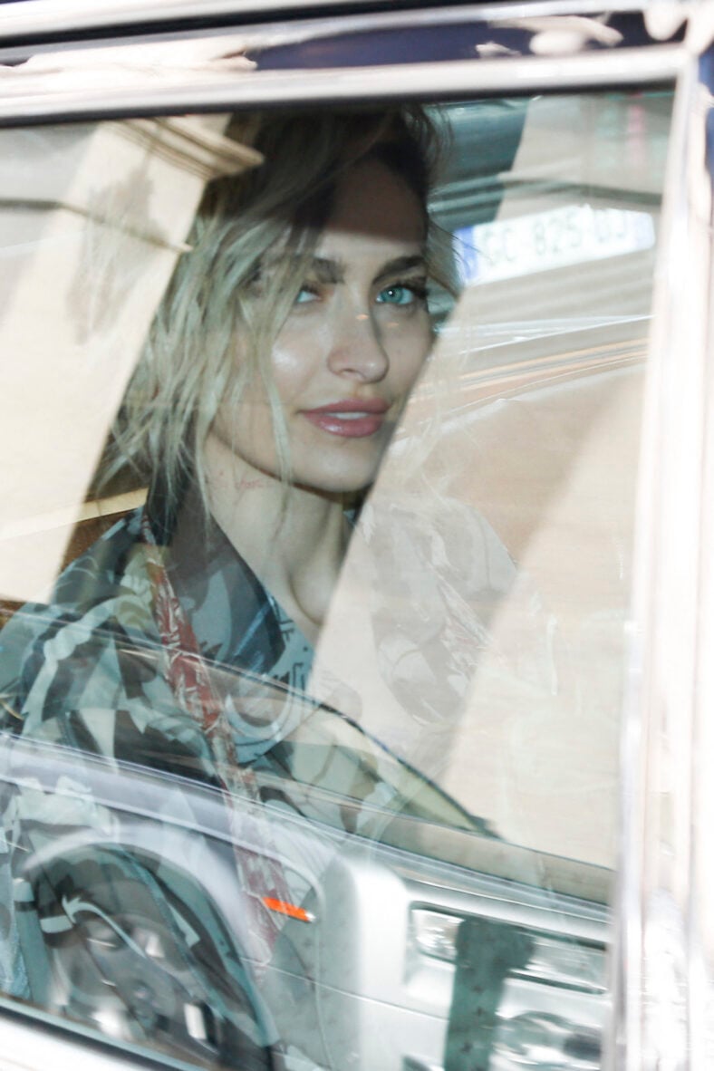 Paris Jackson leaving her hotel during Paris Fashion Week