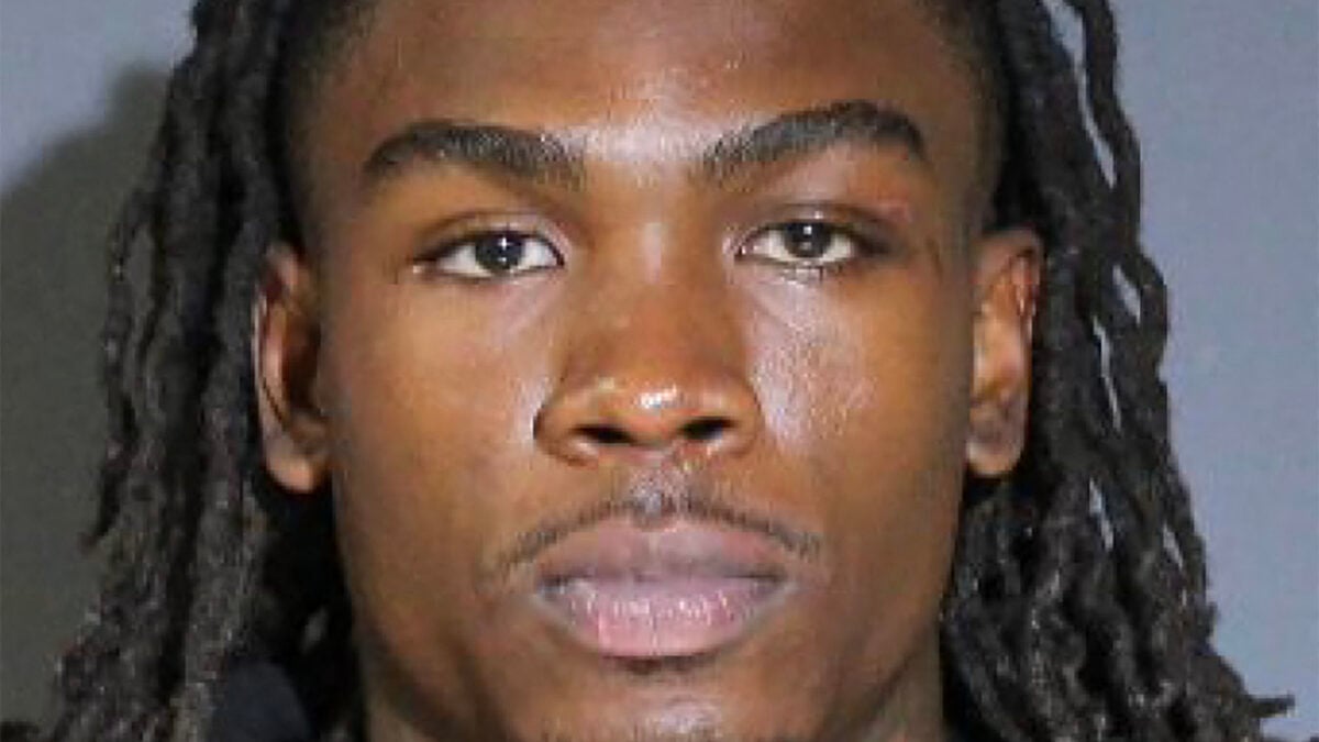 Rashee Rice is stoic in his mugshot after turning himself in to Dallas PD over six car crash MEGA1124847 001