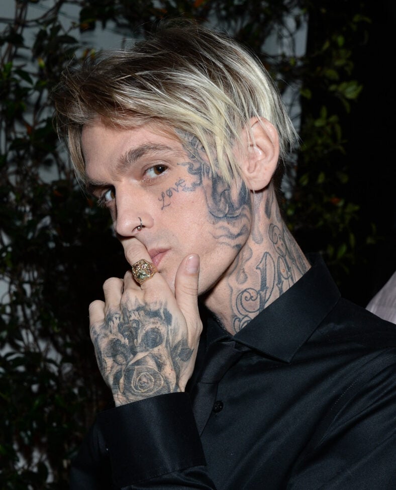 Aaron Carter at WE tv Celebrates the Premiere of Marriage Boot Camp: Family Edition