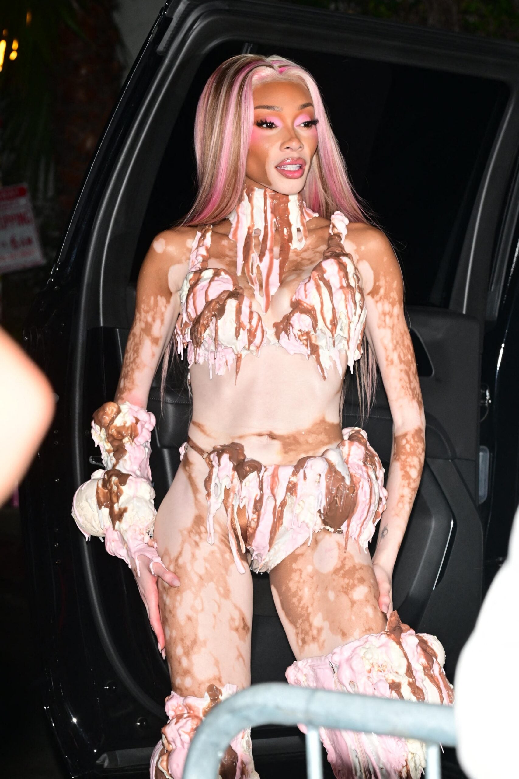 Winnie Harlow Dubbed ‘Iconic’ In Rear-Baring Two-Piece