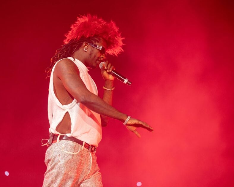 Young Thug at Coachella Music Festival 2026