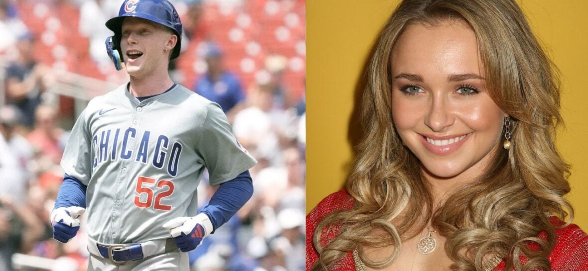 Photo collage of Hayden Panettiere and Pete Crow-Armstrong