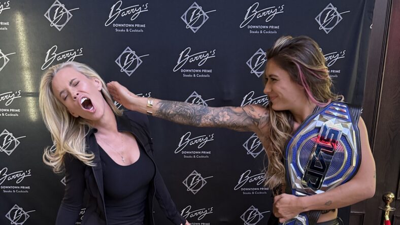 Jenny McCarthy Gets Slapped by a UFC Champion Inside Circa Resort’s Wildest Celebrity Night