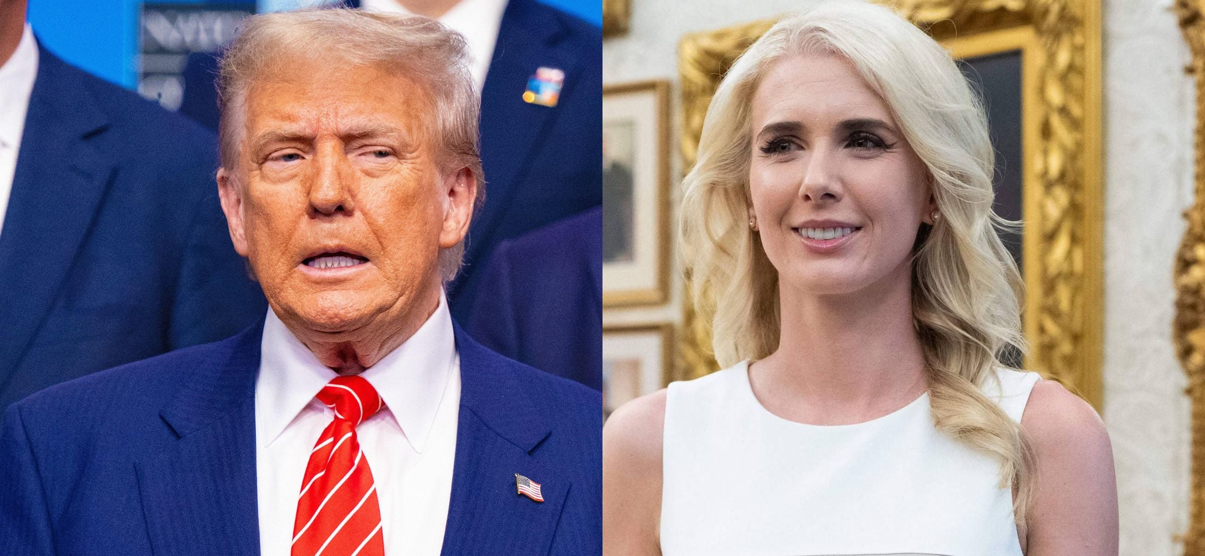 Donald Trump Trolled As Images Of His Blonde Aide Sprinting After His Golf Cart Hit The Internet