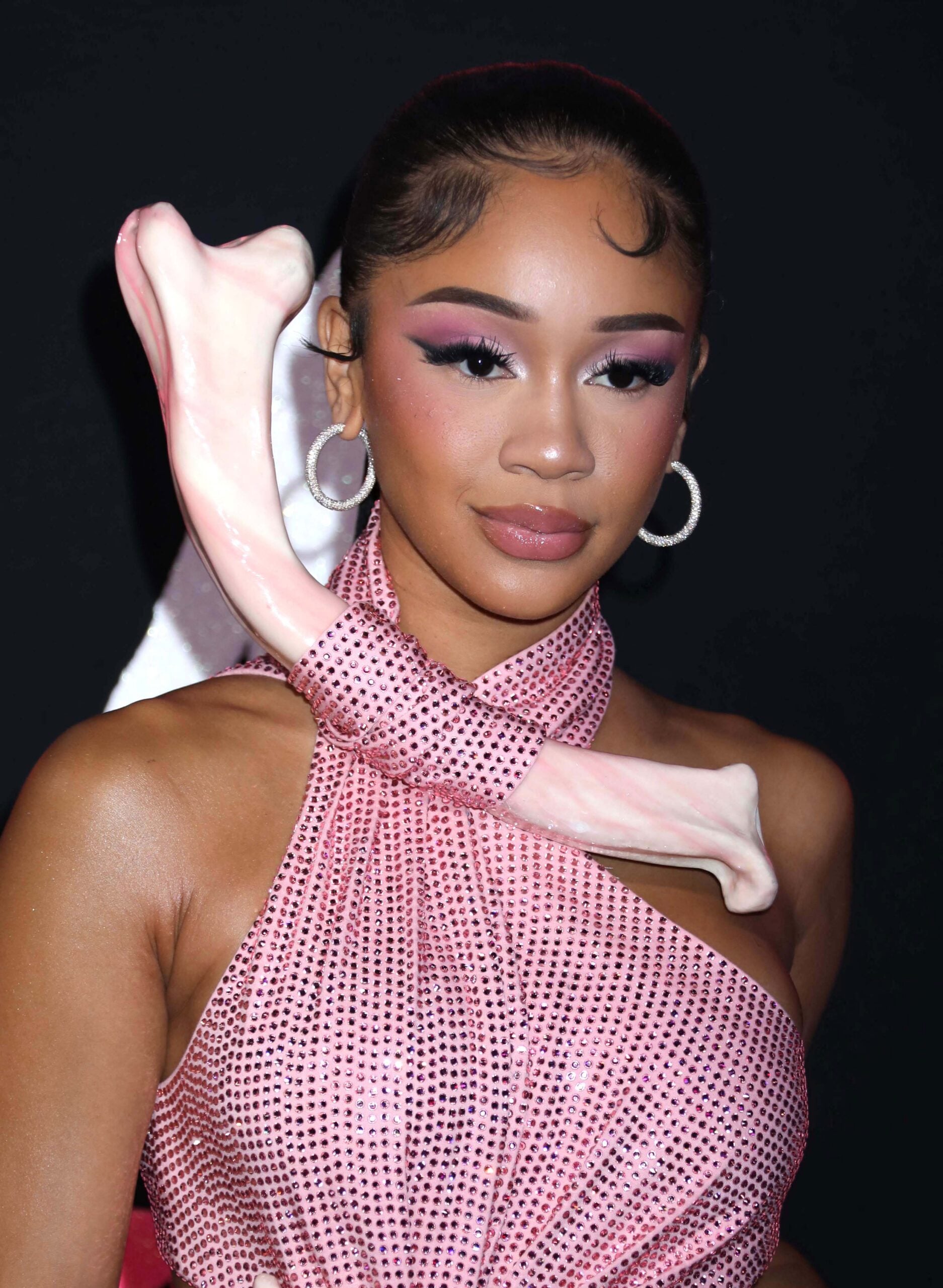 Saweetie's Daring Sculptural Look At NYFW Divides Fans: 'Messy' 2 2023 MTV VMAs Arrivals MEGA1030426 001 scaled