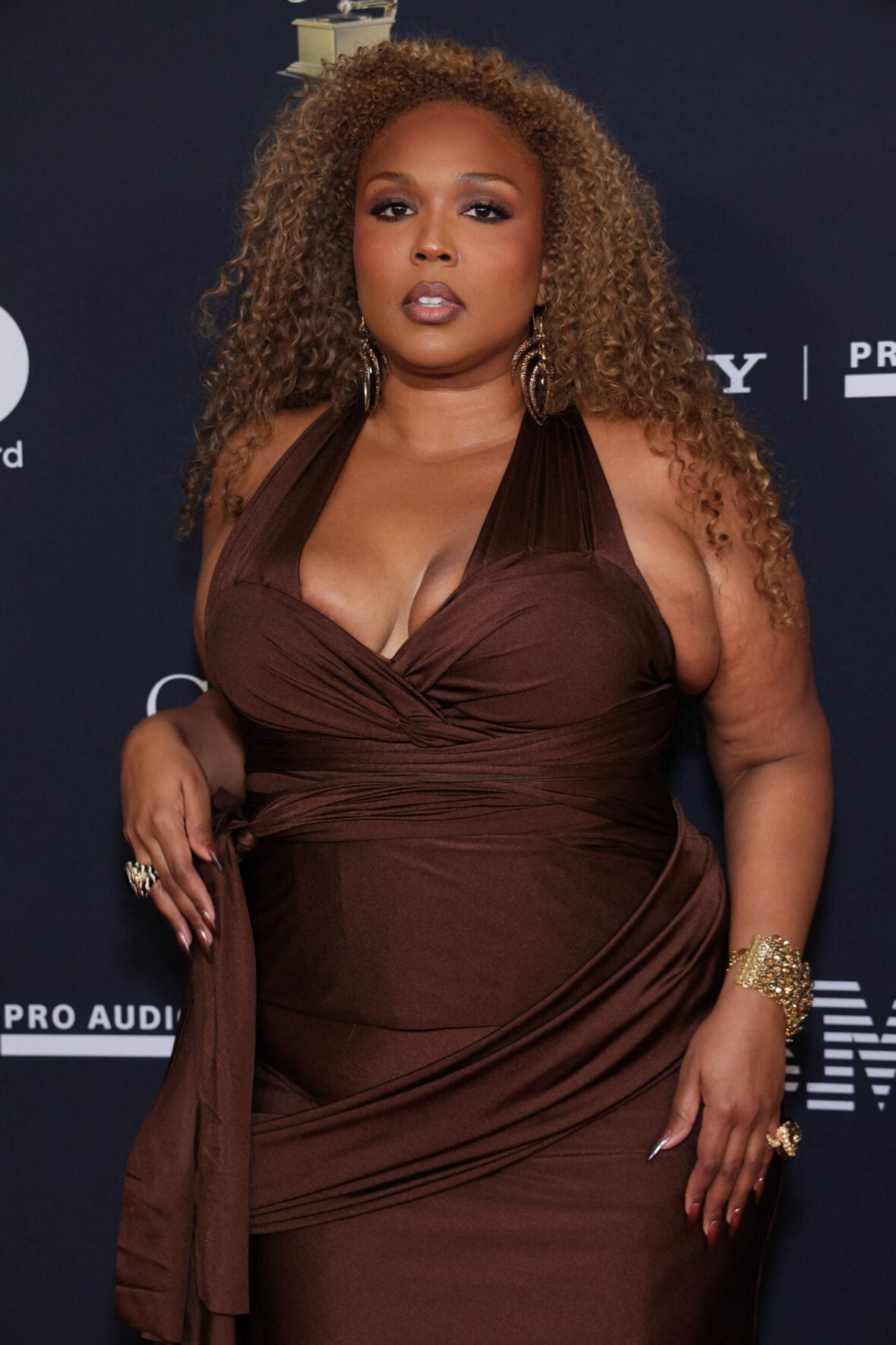 Lizzo at the 68th GRAMMY Awards Pre-GRAMMY Gala