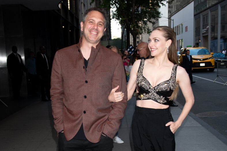 Amanda Seyfried and Thomas Sadoski attend "Crowded Room" Screening in NYC