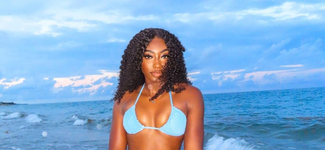 Aniya Harvey Turns Heads In Bra At Her First NYFW Show