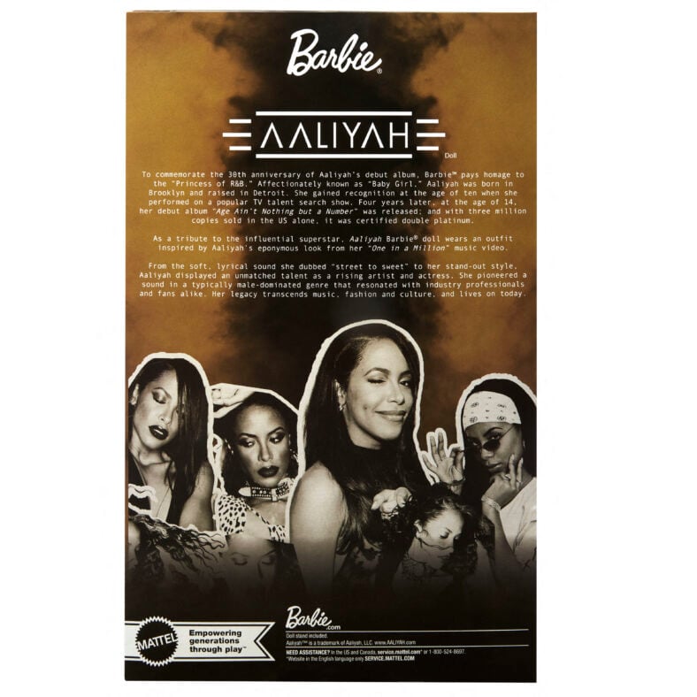 Barbie pays homage to late “Princess of R&B” Aaliyah with doll released on what would have been her 46th birthday