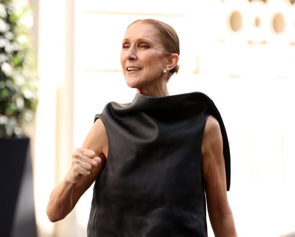 Céline Dion leaves her apartment in Paris for the rehearsals of her shows
