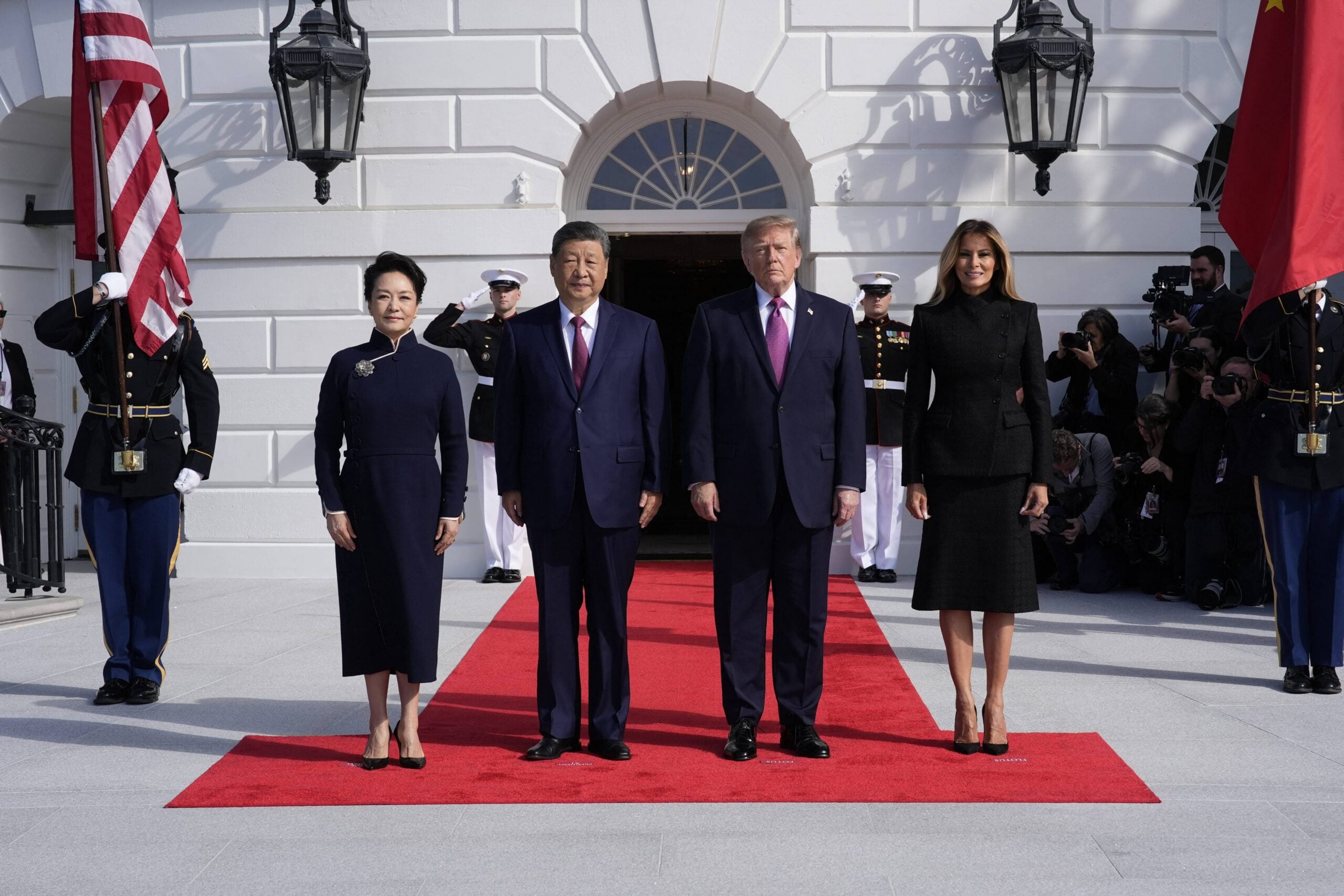 Donald Trump And Xi Jinping Dine On Sea Bass At Lavish White House State Dinner