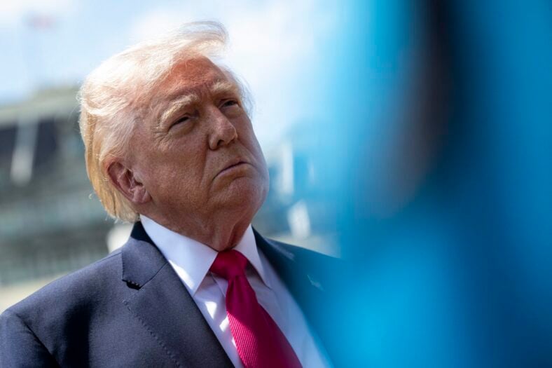  President Trump Departs the White House