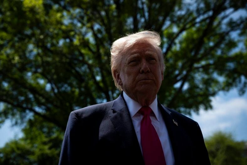  President Trump Departs the White House