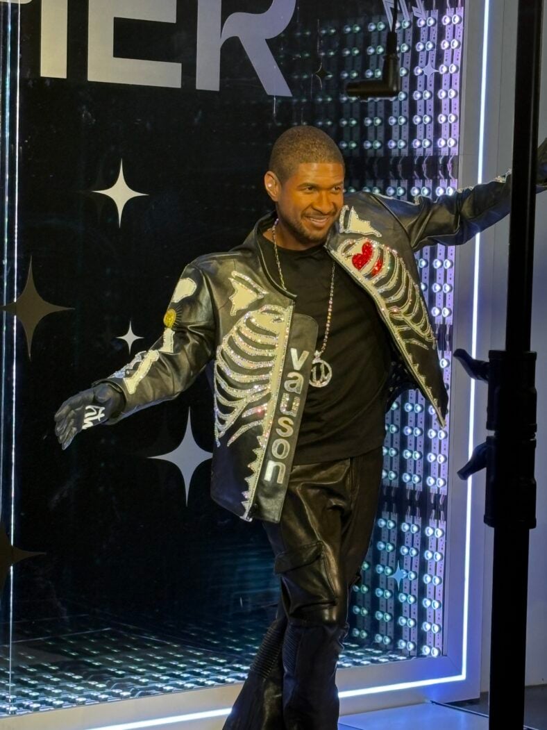 Usher wax figure 