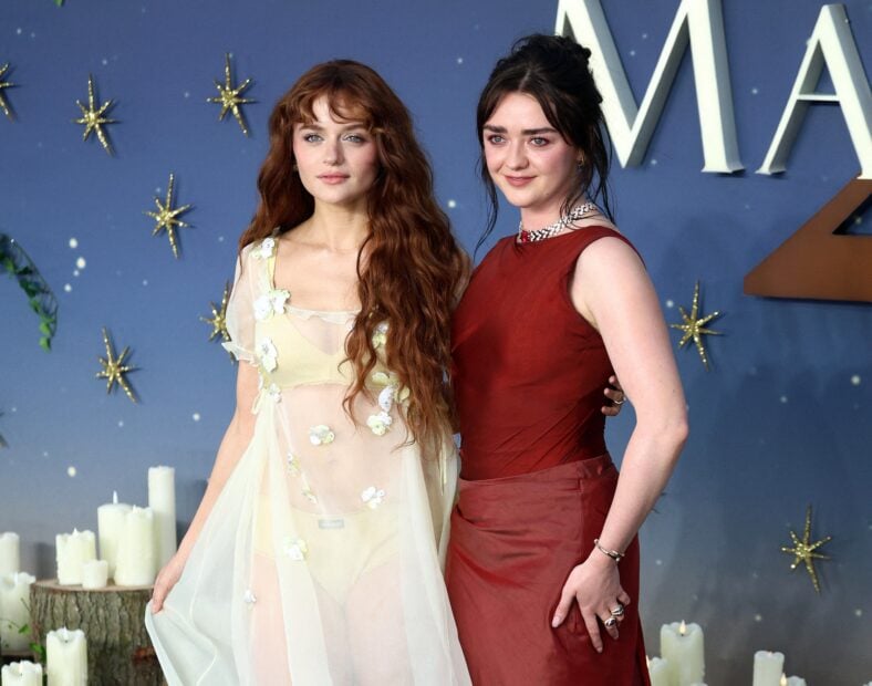 Joey King and Maisie Williams attend the Practical Magic 2 European Premiere