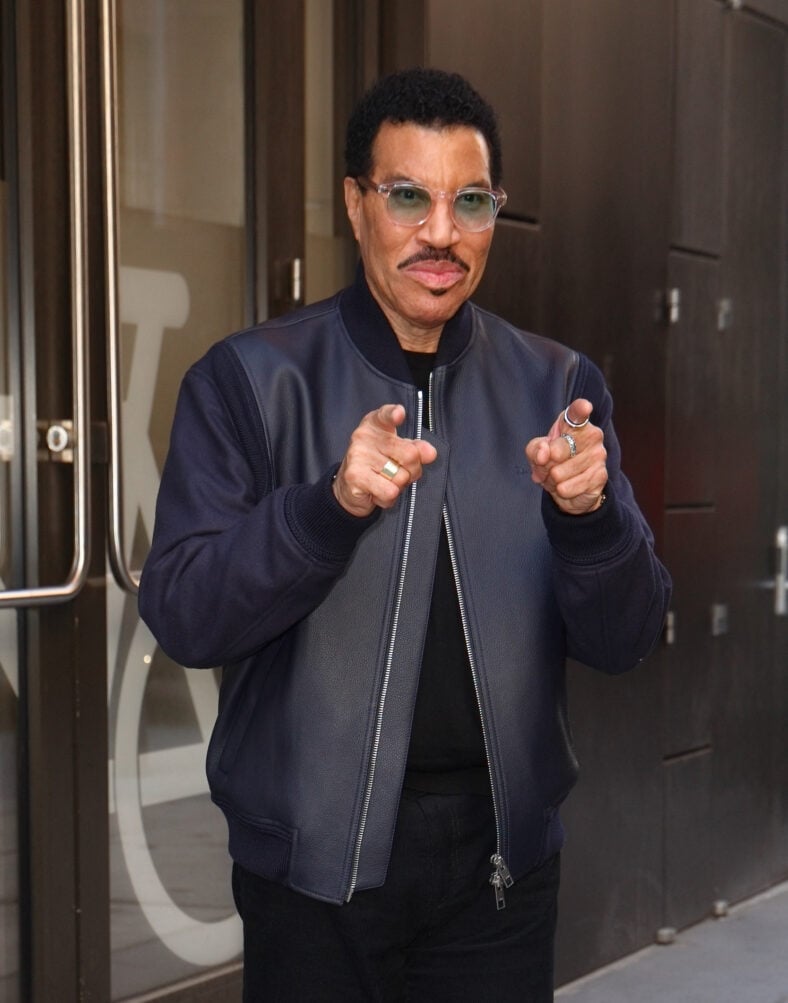 Lionel Richie leaves the View in New York City