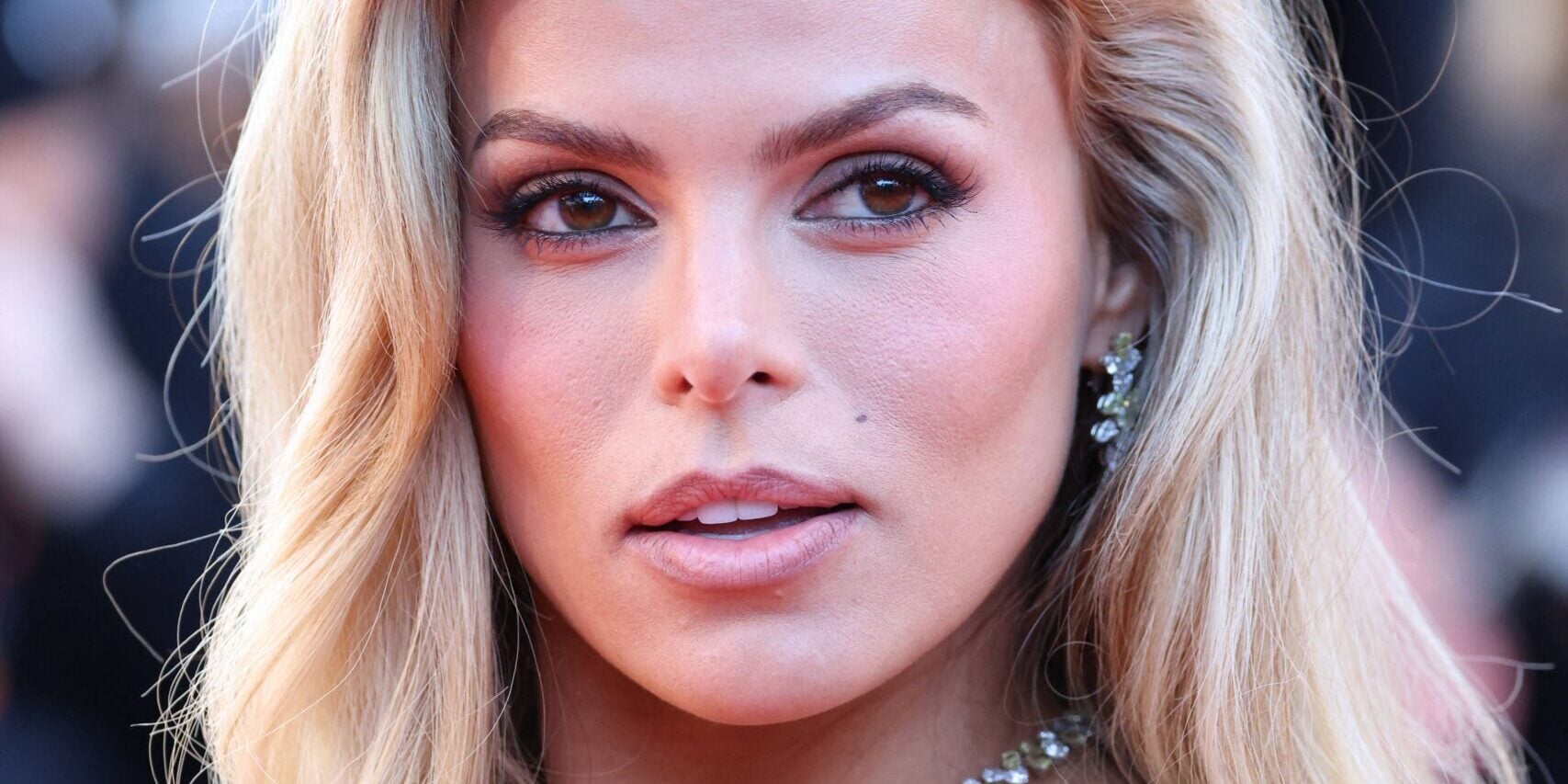 Brooks Nader In Plunging Red Gown Told Her ‘Melons’ Are ‘Red-Hot’