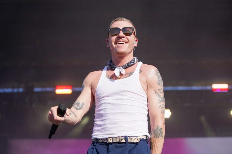 Macklemore Performs in Concert
