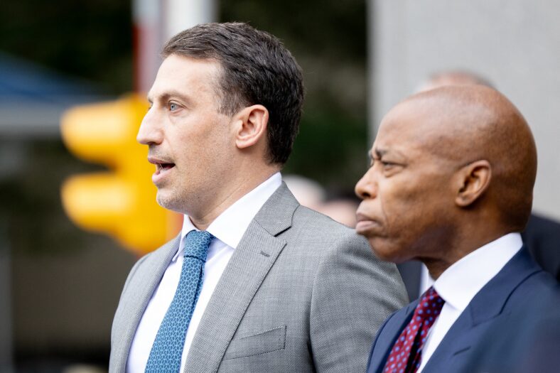 Mayor Eric Adams Exits Federal Court After Being Arraigned for Corruption Charges