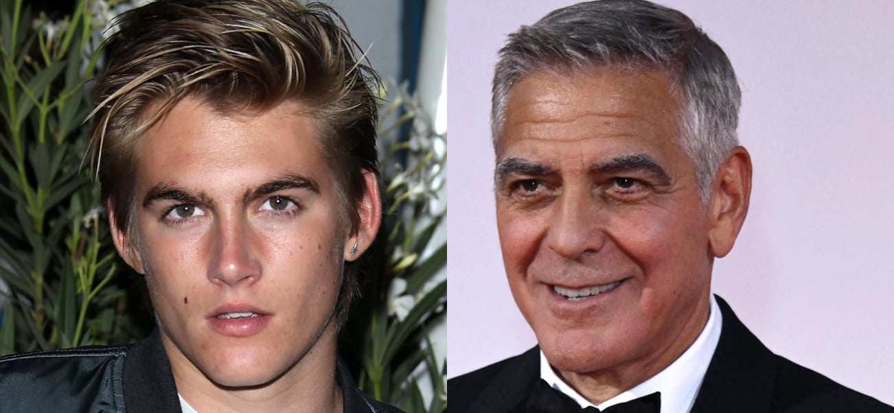 Presley Gerber And George Clooney