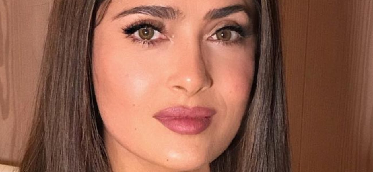 Salma Hayek Lets It All Hang Out In String Bikini On Mexico Beach