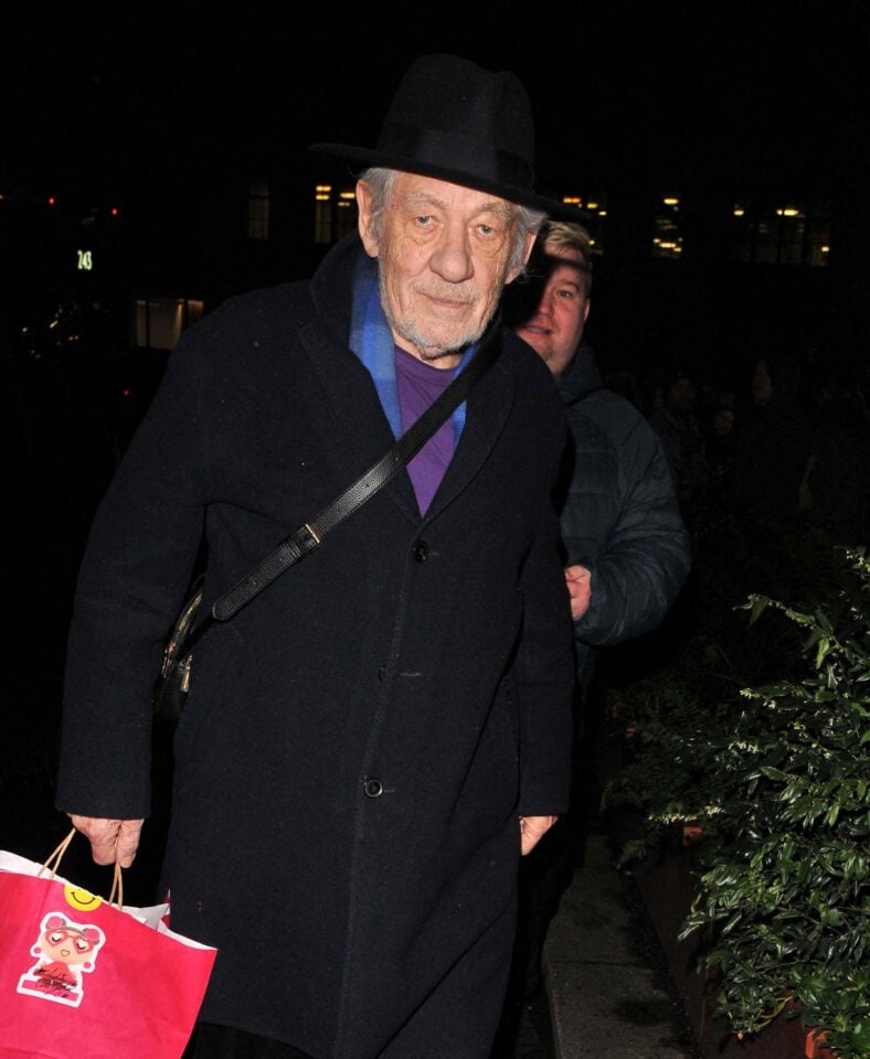 Sir Ian McKellen spotted in London