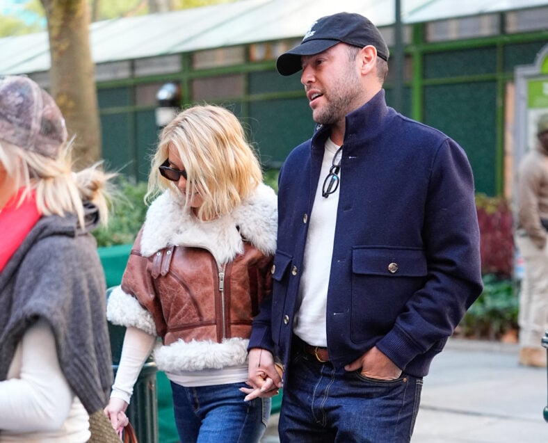 Sydney Sweeney and Scooter Braun sighted on November 4th 2025 in New York City