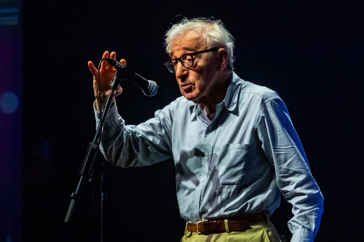 Woody Allen performs at the 55th edition of the Voll-Damm Barcelona Jazz Festival