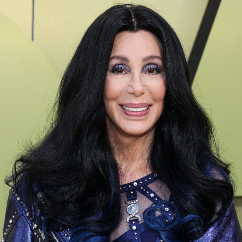 Cher at Versace Fall/Winter 2023 Fashion Show