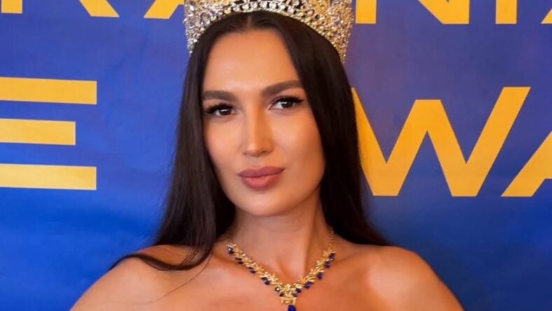 Ukraine’s Mrs World International Iryna Bezsmertna Charms Grant Cardone at Exclusive Santa Monica Event