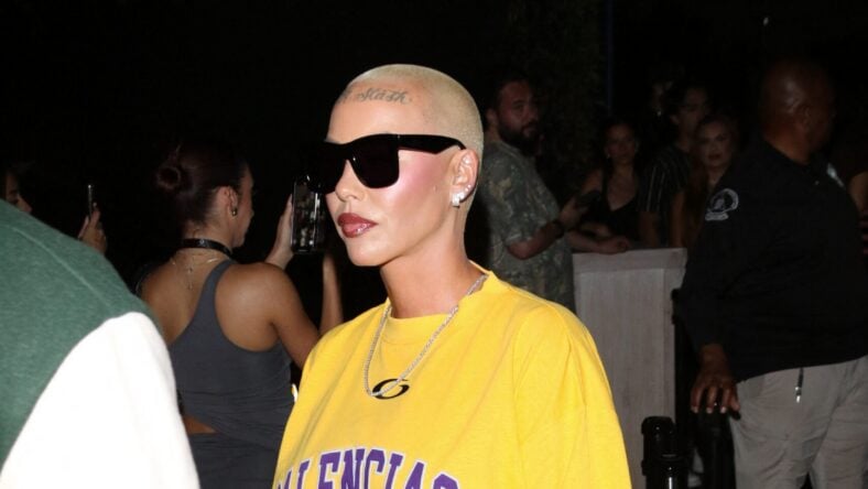 Amber Rose Relies On ‘Filters’ To ‘Look Good’ In Steamy Bikini Clip