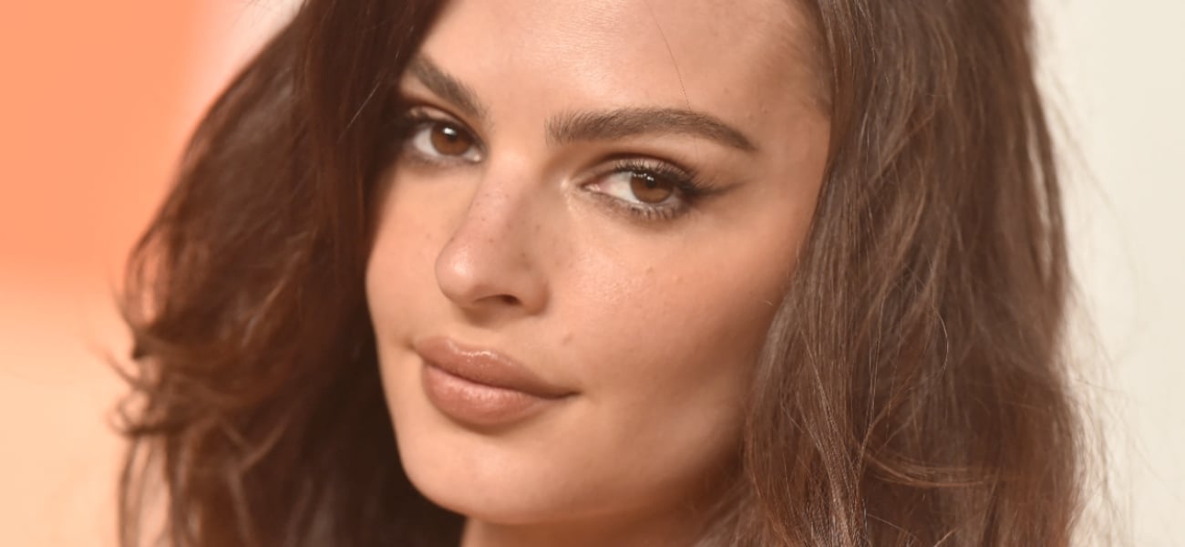 Emily Ratajkowski Exposes Her ‘Nice Rack’ In Rolled-Down Swimsuit In The Ocean