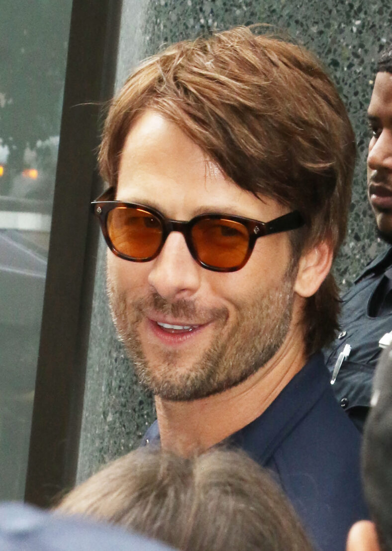 Glen Powell seen at Good Morning America