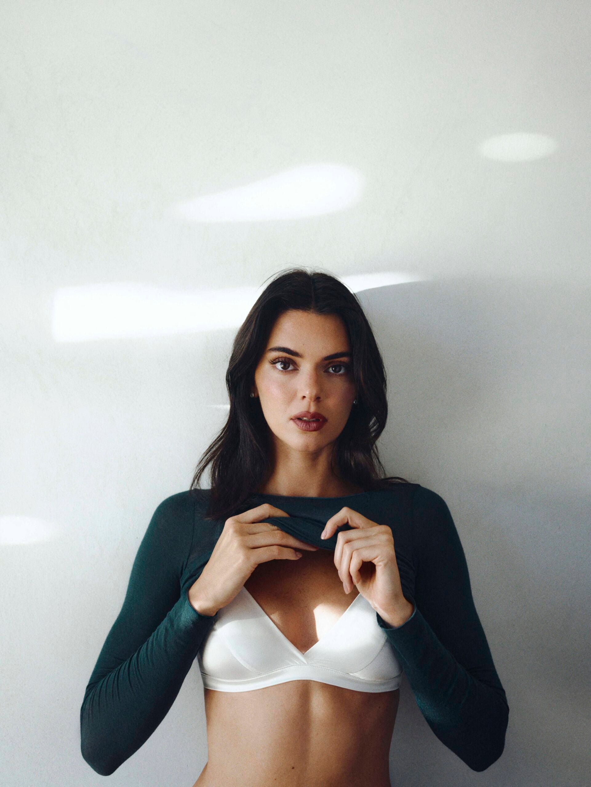 Kendall Jenner Goes Full Femme Fatale In Plunging Corset