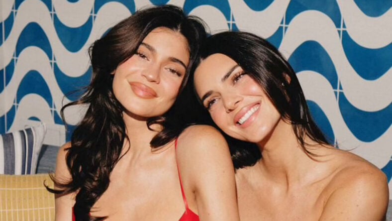 Kylie And Kendall Jenner Flaunt Their Curves In Racy Christmas Lingerie For Kim Kardashian’s SKIMS Campaign
