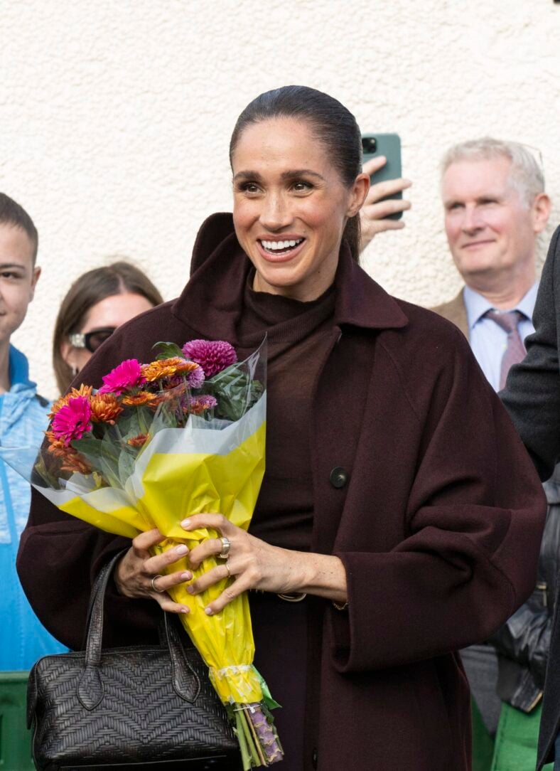 Meghan and Harry appeared to have taken off from when they left, in their first public appearance together since they have returned to the UK