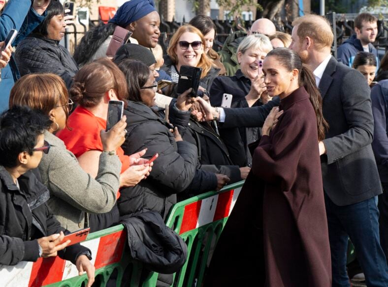 Meghan and Harry appeared to have taken off from when they left, in their first public appearance together since they have returned to the UK