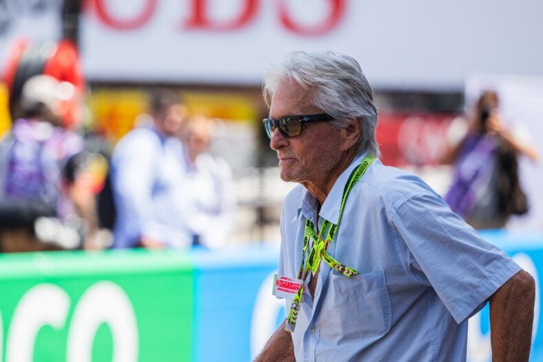 Michael Douglas attends the 2024 Formula One Monaco Grand Prix