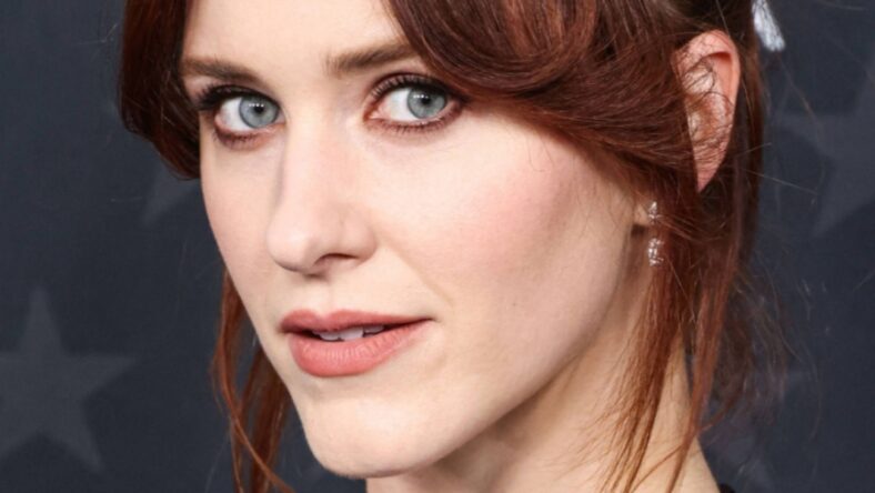 Rachel Brosnahan Highlights ‘Stunning Knockers’ In Plunging Braless Dress