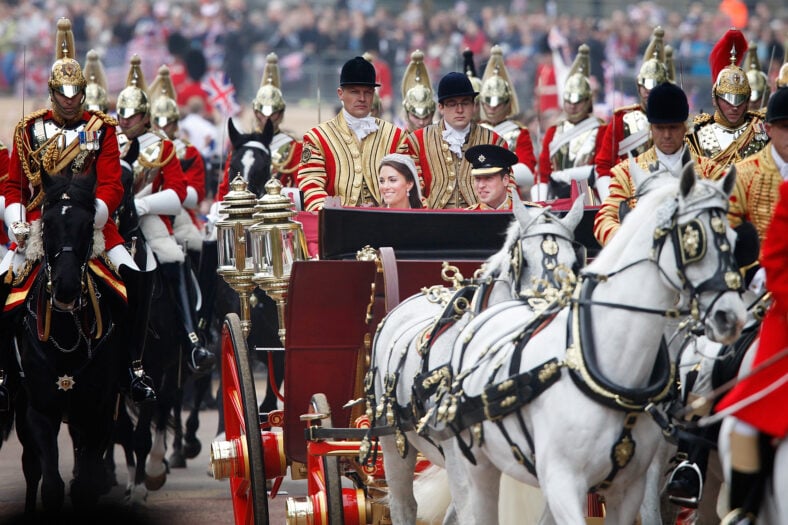 Royal wedding carriages, which Harry and Meghan will use